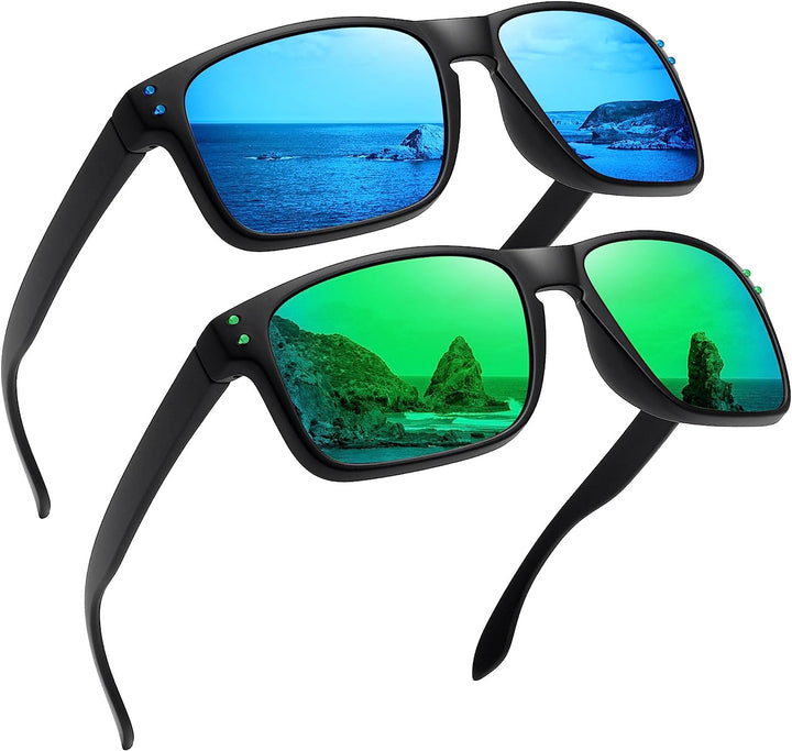Polarized Sunglasses for Men Women Sports Driving Fishing Glasses UV400 Protection