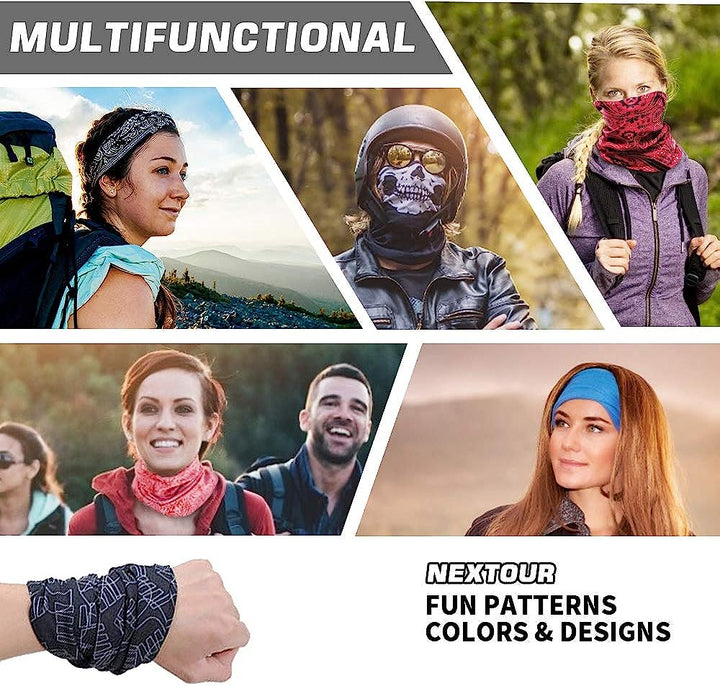 Headwear, Head Wrap, Neck Gaiter, Headband, Fishing Mask, Magic Scarf Face Bandana Mask Neck Tube Balaclava for Sport
