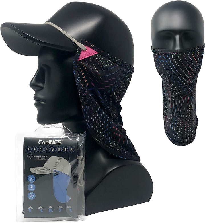 - UV Sun Protection Neck Drape Adjustable Multifunctional 2 in 1 Face Covering for Outdoor Fishing - Unisex