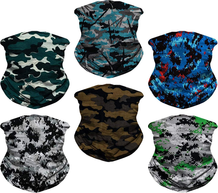 Headwear, Head Wrap, Neck Gaiter, Headband, Fishing Mask, Magic Scarf Face Bandana Mask Neck Tube Balaclava for Sport