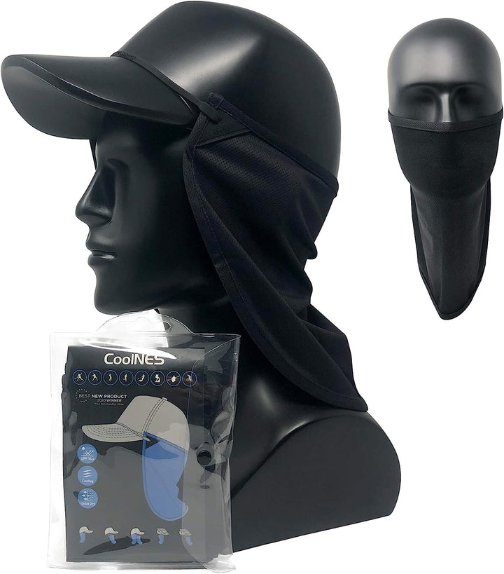 - UV Sun Protection Neck Drape Adjustable Multifunctional 2 in 1 Face Covering for Outdoor Fishing - Unisex