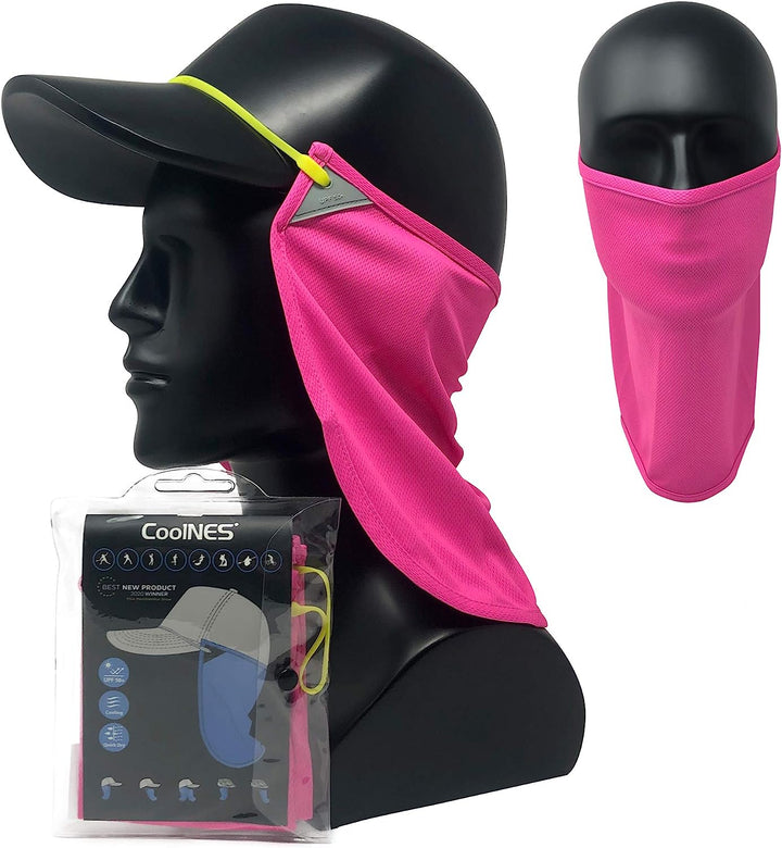 - UV Sun Protection Neck Drape Adjustable Multifunctional 2 in 1 Face Covering for Outdoor Fishing - Unisex