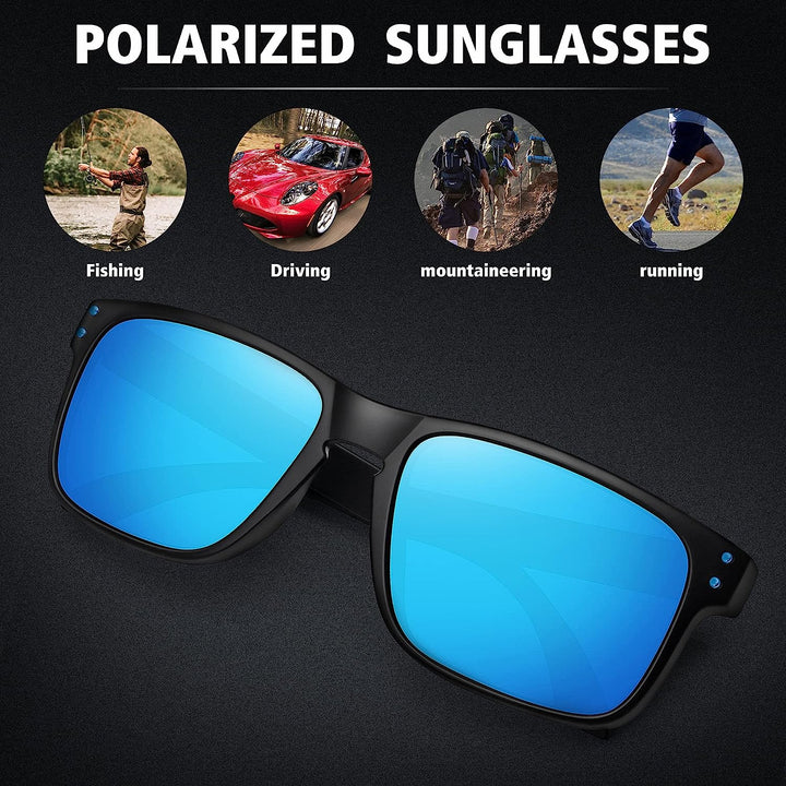 Polarized Sunglasses for Men Women Sports Driving Fishing Glasses UV400 Protection